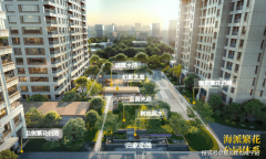 正门正对着地方公园的新